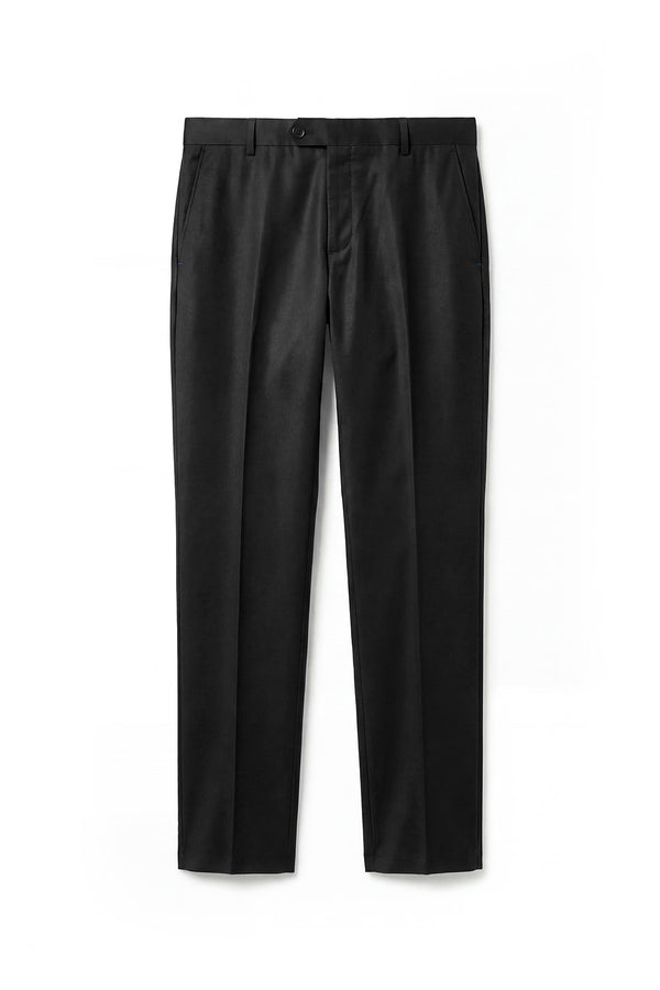 Jet Black Tailor Ready Pants for men in 100% Premium terry rayon