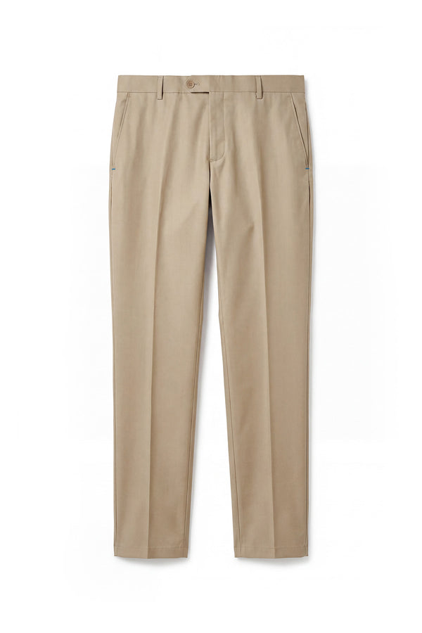 Dark Beige Tailor Ready Pants for men in 100% Premium terry rayon