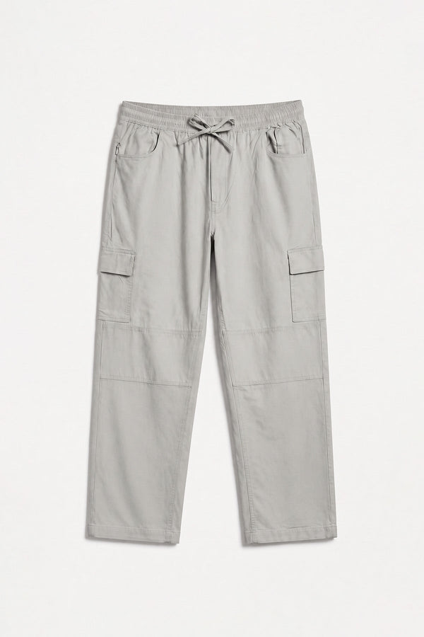Sage Straight Fit Air Cargo Pants for men in 98% premium cotton, 2% elastane