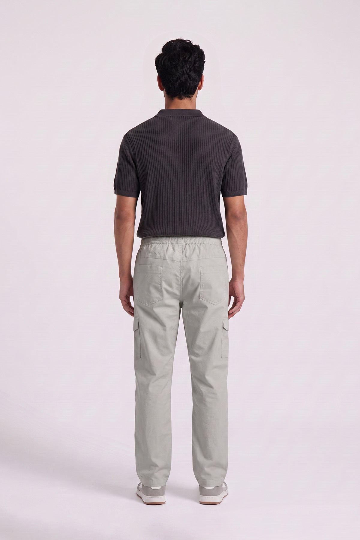 Sage Straight Fit Air Cargo Pants for men — back view