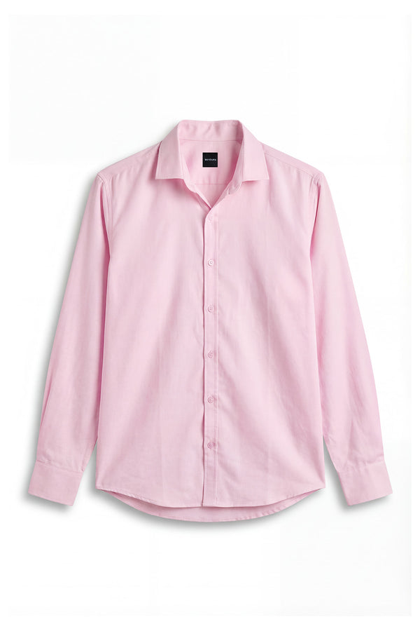 Orchid Pink Texture Shirt for men in 100% premium cotton