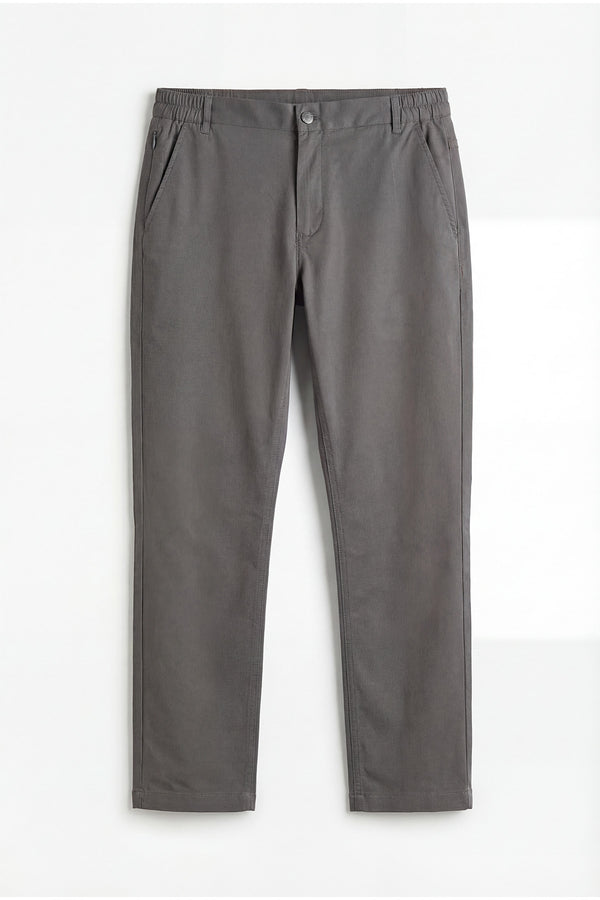 Air Steel Grey Pant Trouser for men in 98% premium cotton, 2% elastane