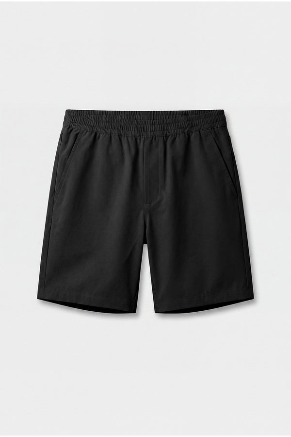 Black Air Shorts for men in 100% Premium cotton