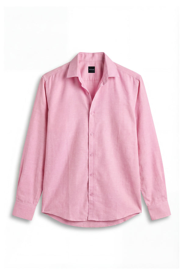 Mellow Mauve Texture Shirt for men in 100% premium cotton