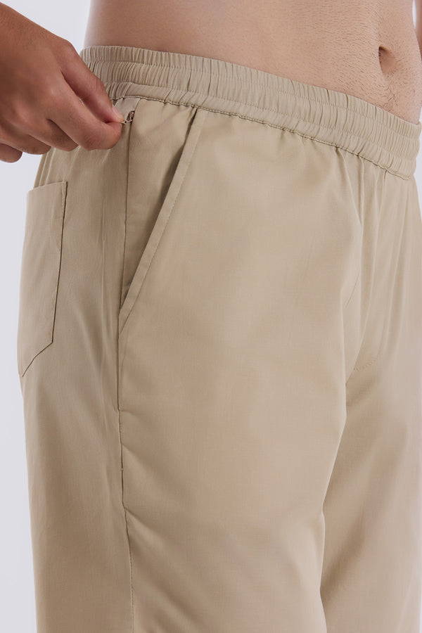Air Beige Shorts for men — regular fit