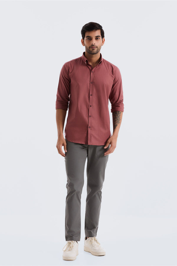 Air Steel Grey Pant Trouser for men — tapered fit