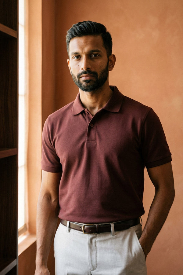 Mars Brown Nxt Gen Polo T-Shirt for Men - Beyours