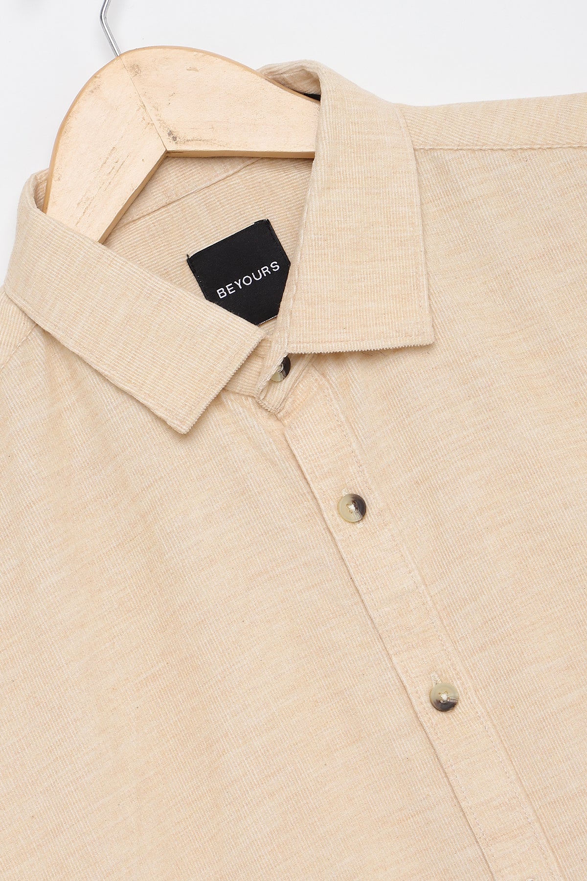 Beige Corduroy Shirt