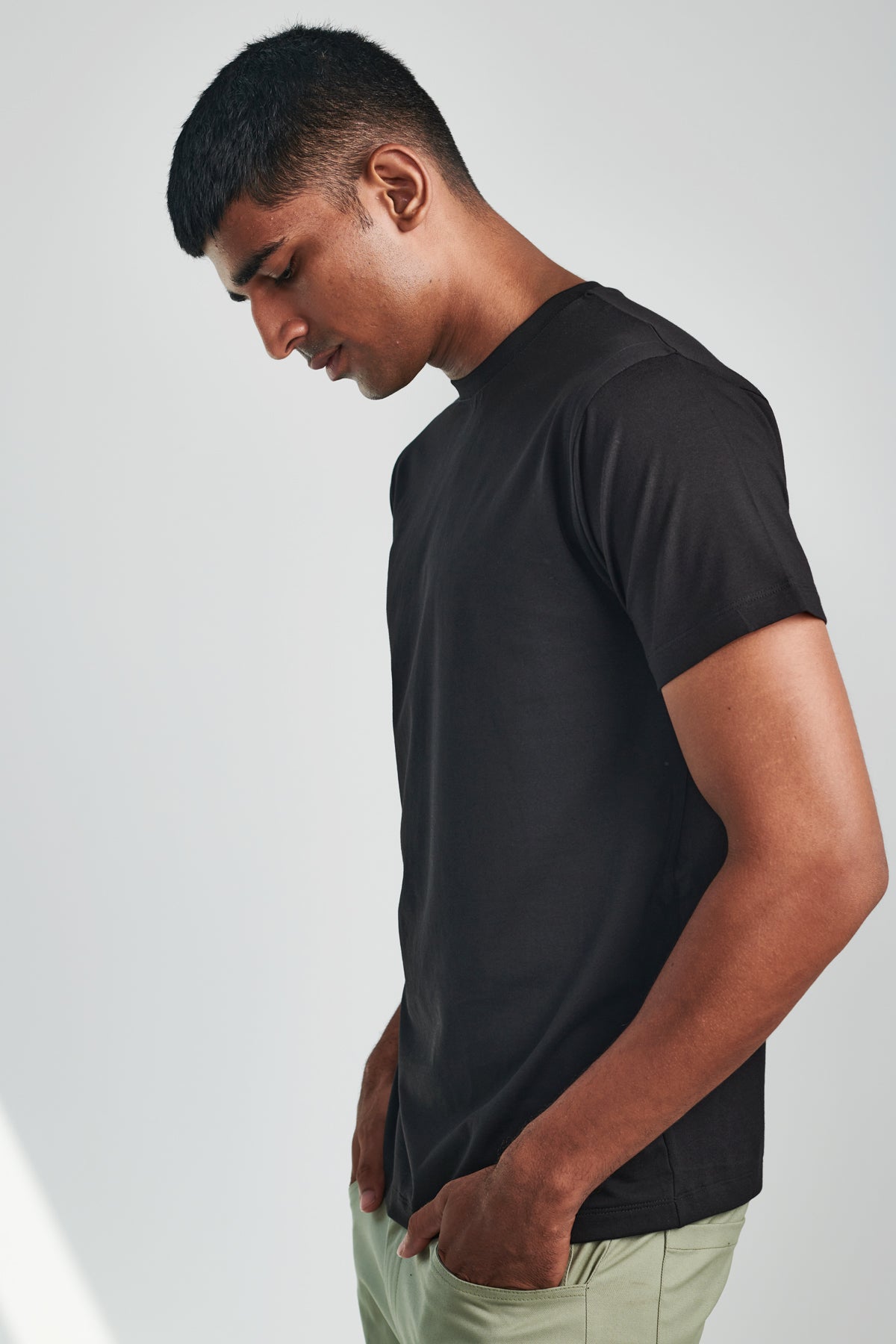 Black Regular Core Tee Beyours Essentials Private Limited