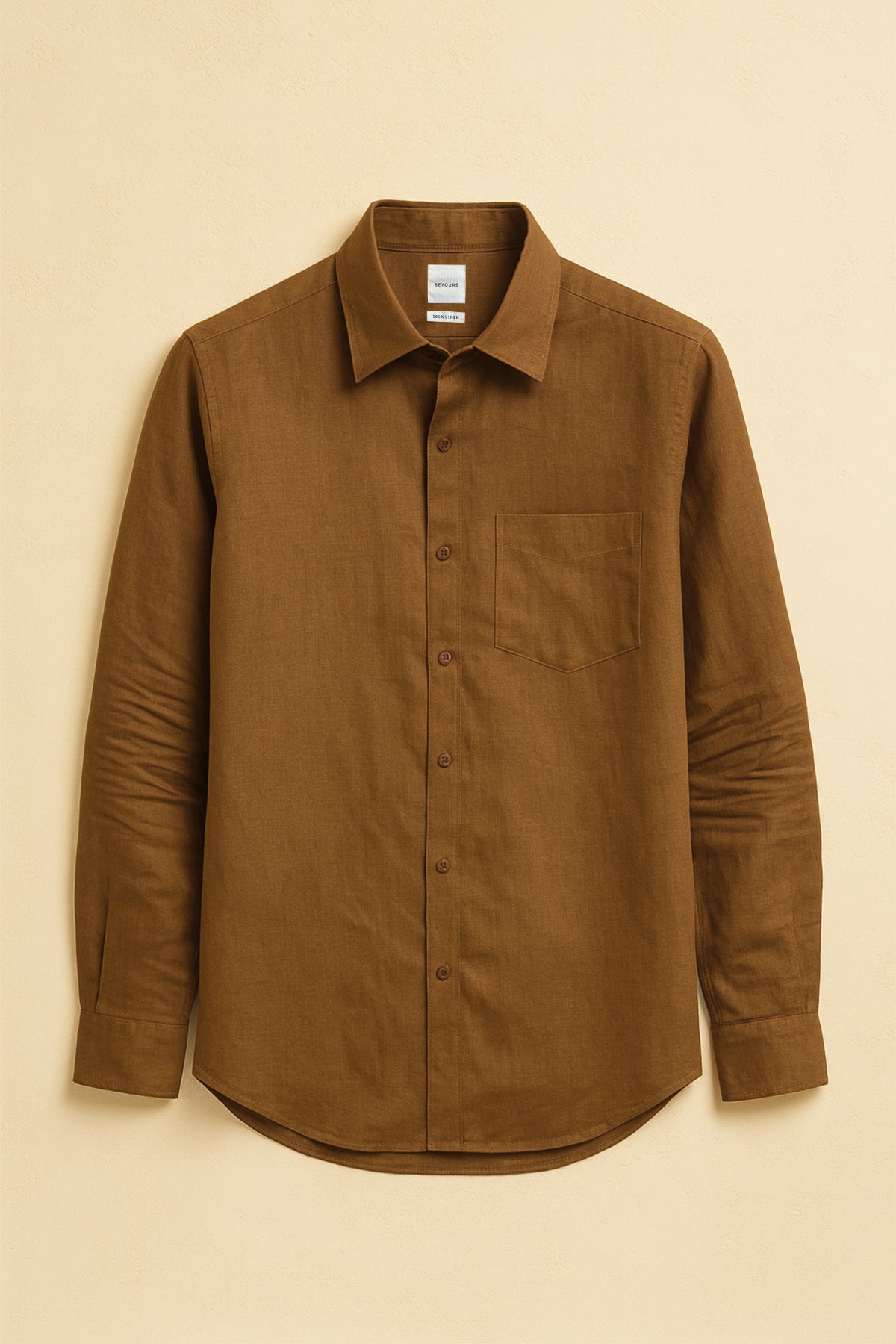 Brown Linen Shirt
