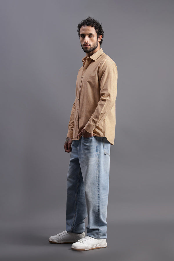 Fawn Corduroy Shirt for men — breathable and lightweight