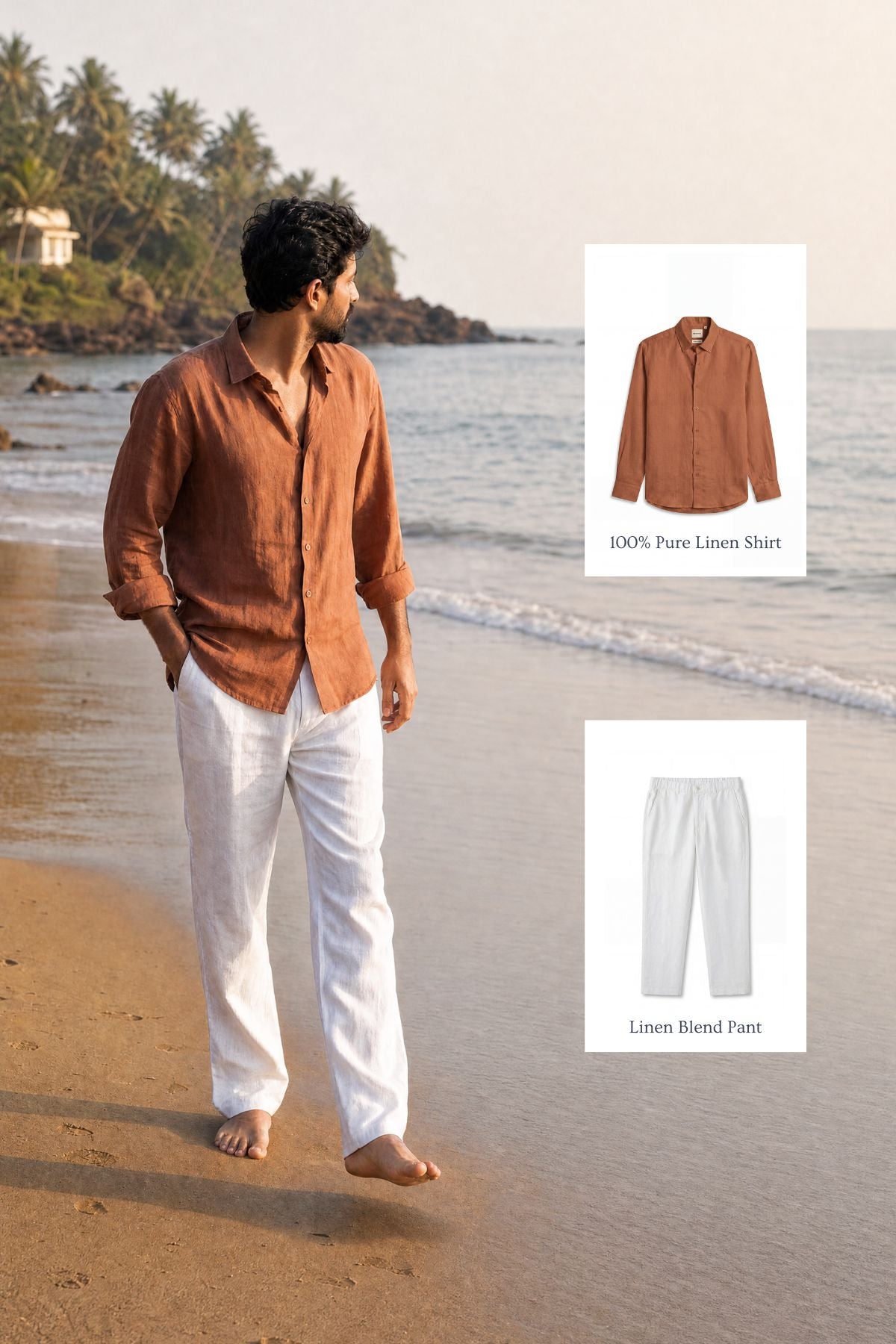 The Sunset Walk — men's outfit styled by Beyours