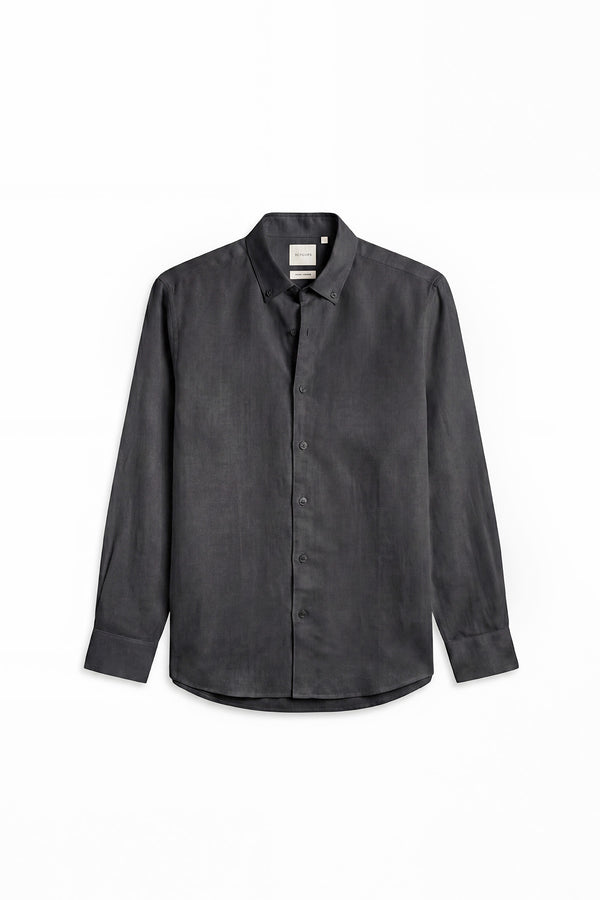 Storm Stone Linen Shirt for men — regular fit