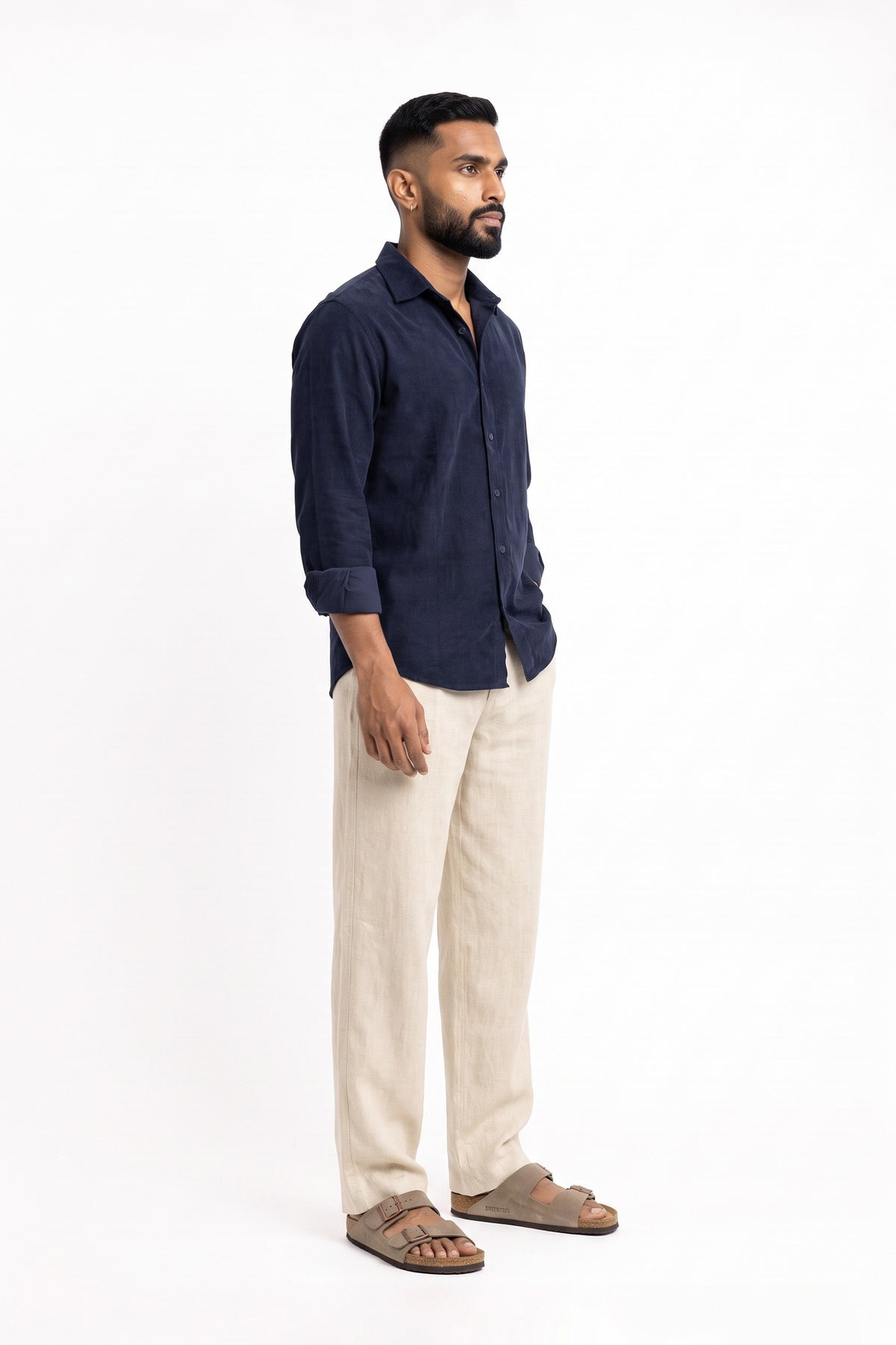 Navy Corduroy Shirt