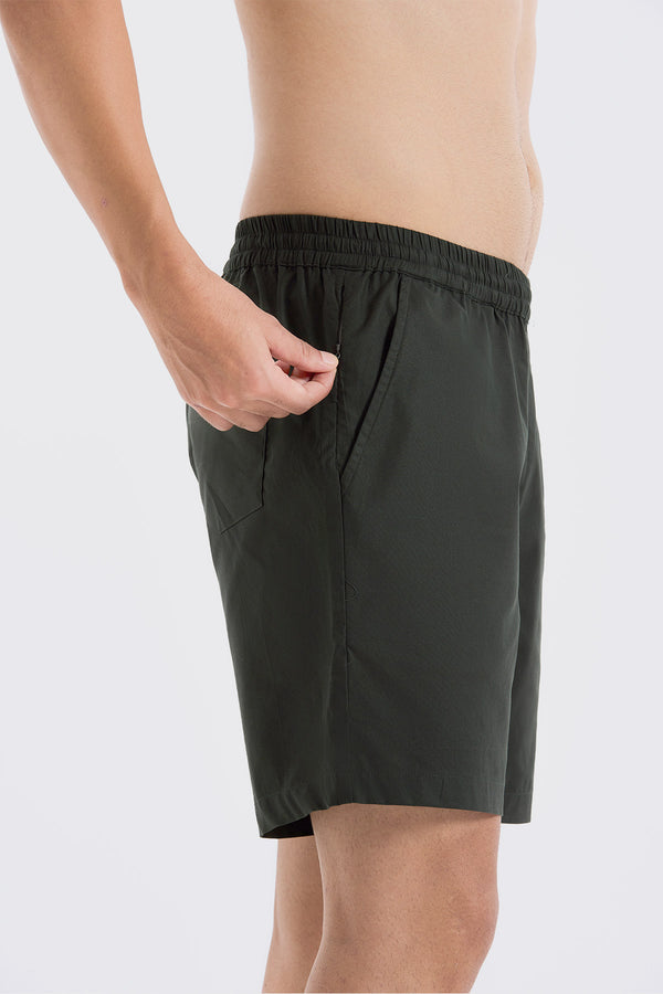 Air Olive Green Shorts for men — regular fit