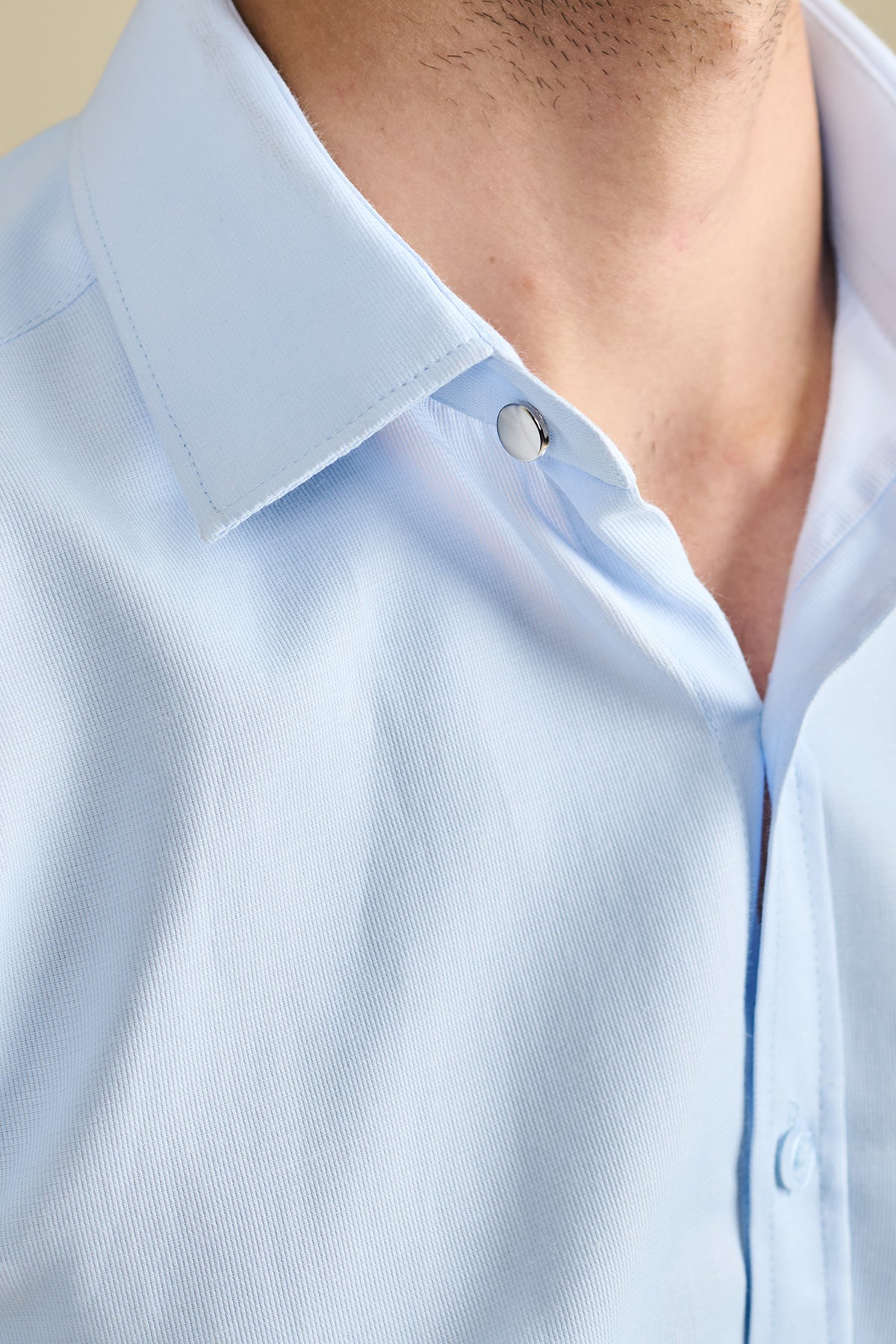 Light Blue Texture Shirt