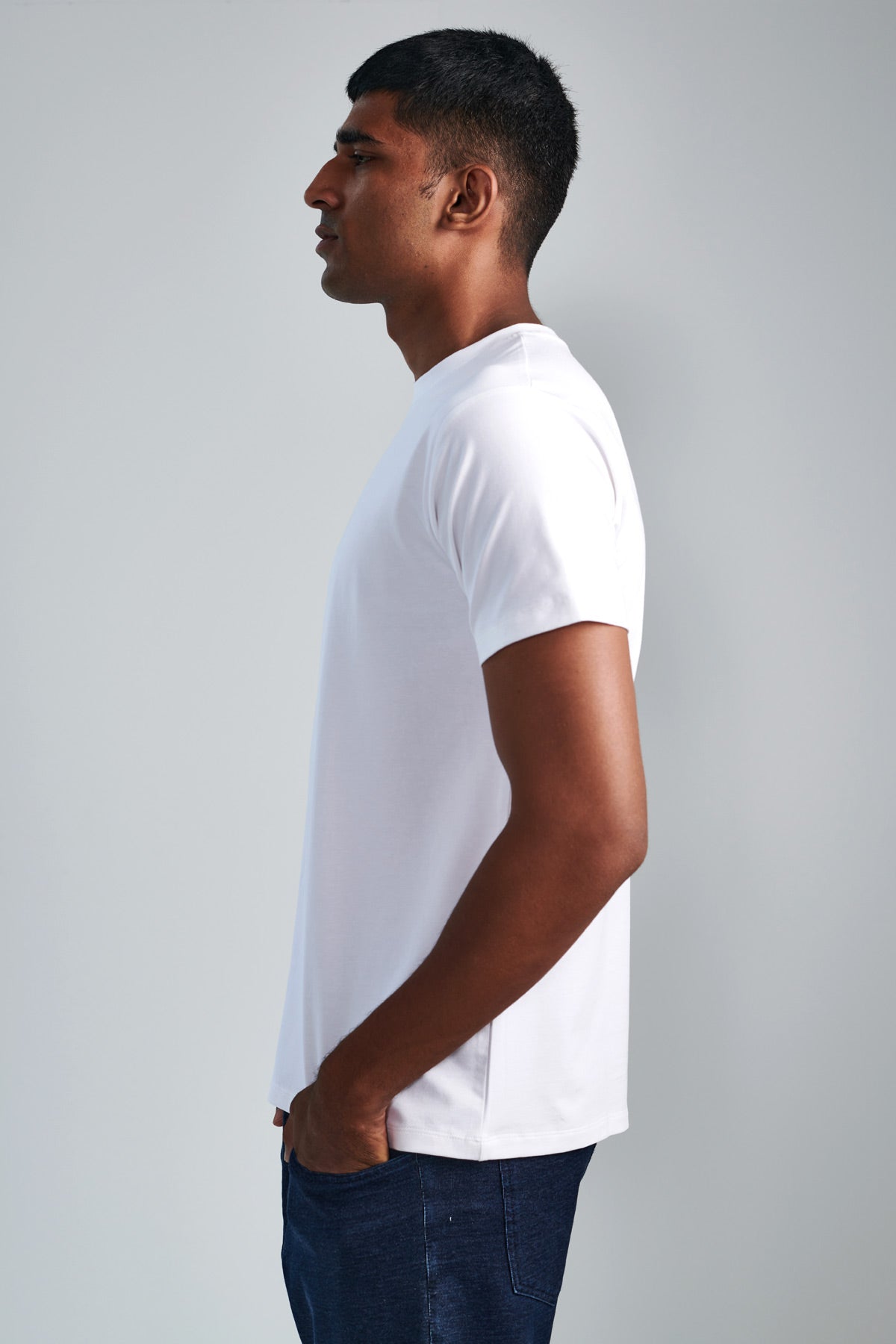 White Regular Core Tee Beyours Essentials Private Limited