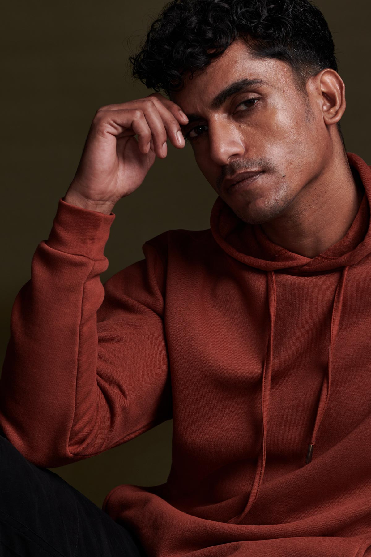 Rust Orange Hoodie Beyours