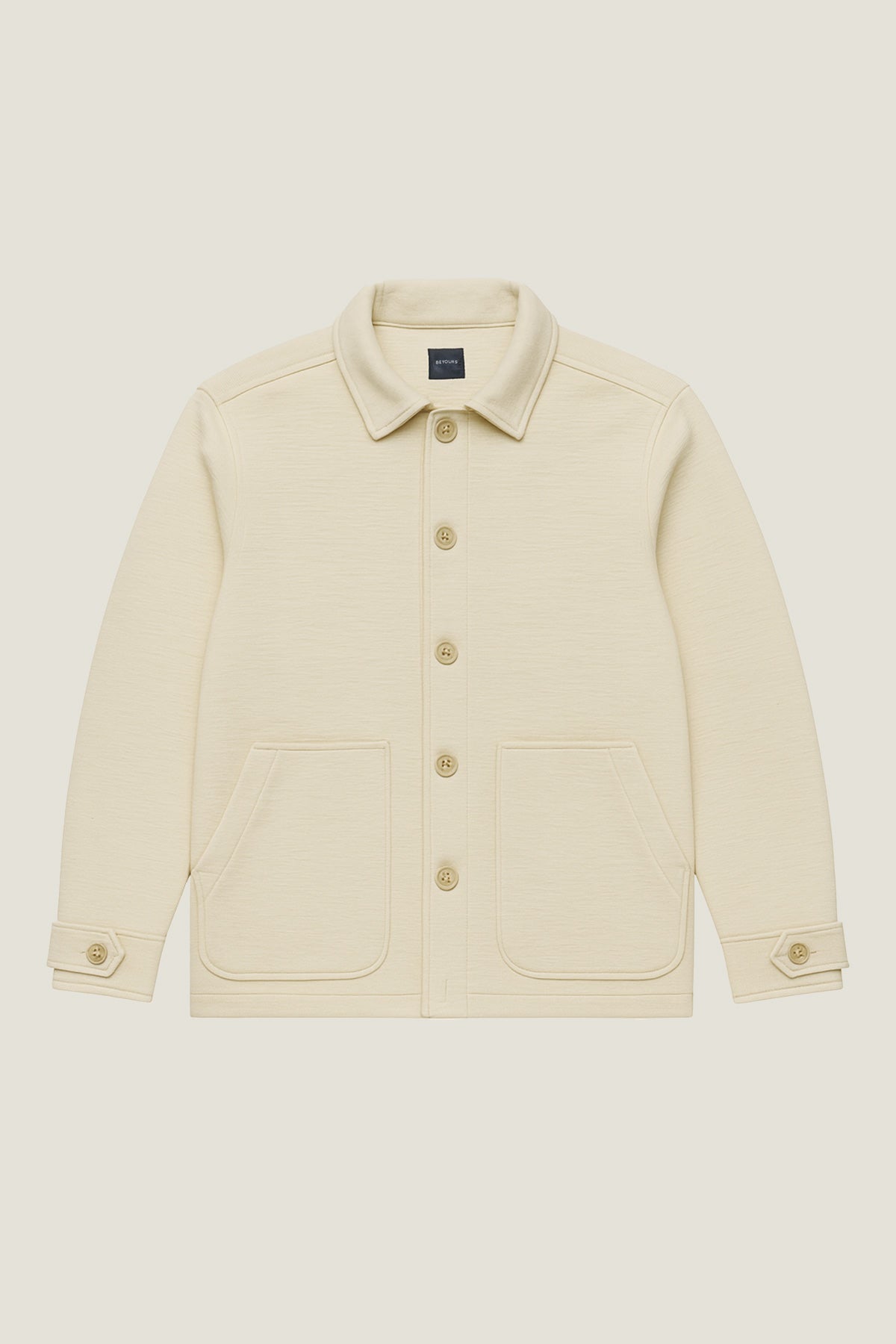 Textured Tan Overshirt