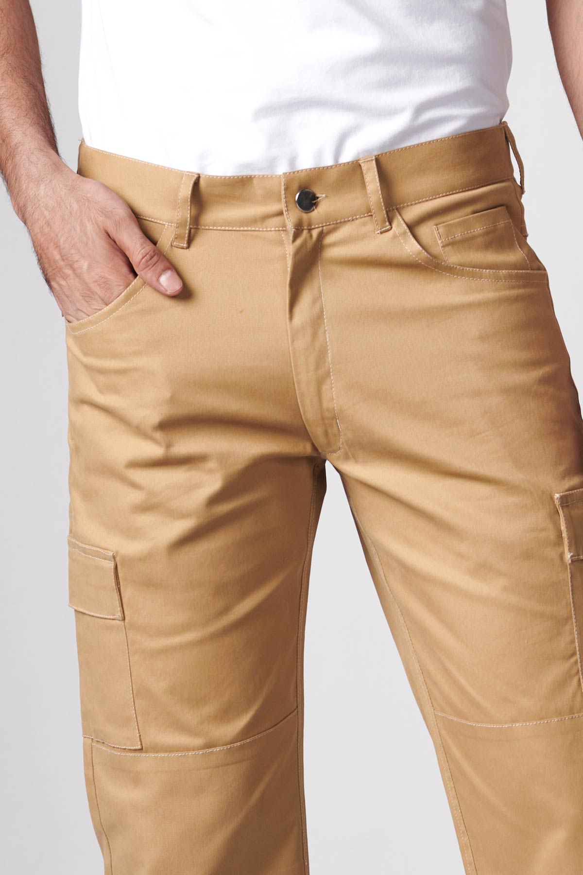 Wheat Beige Cargo Beyours Essentials Private Limited
