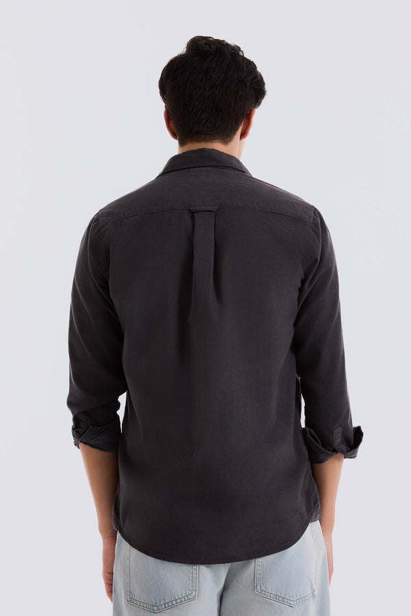 Dark Grey Corduroy Shirt