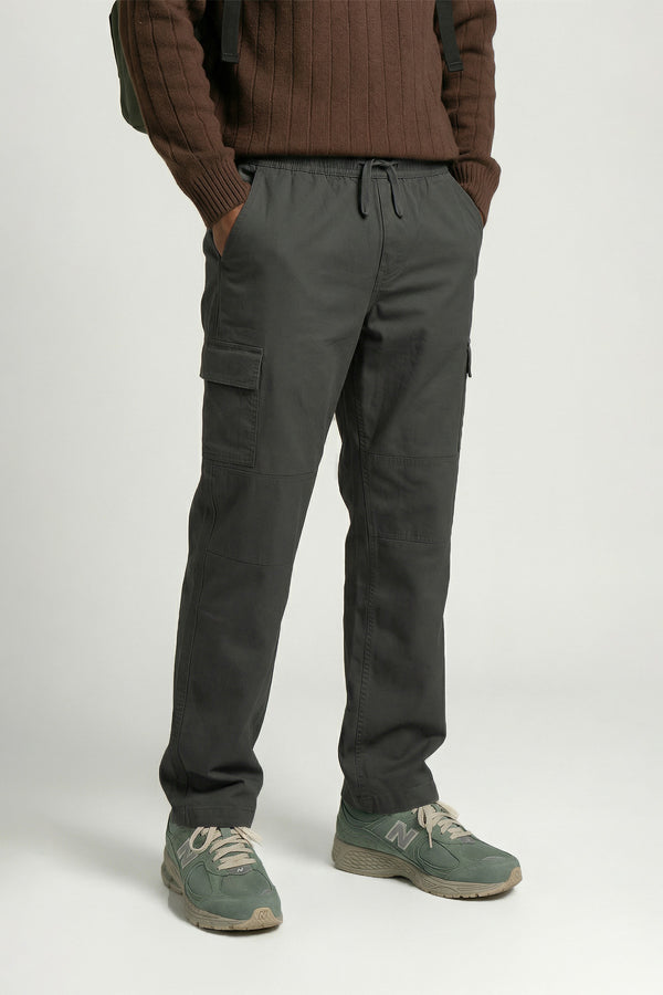Alloy Grey Air Cargo Pants for men — regular fit