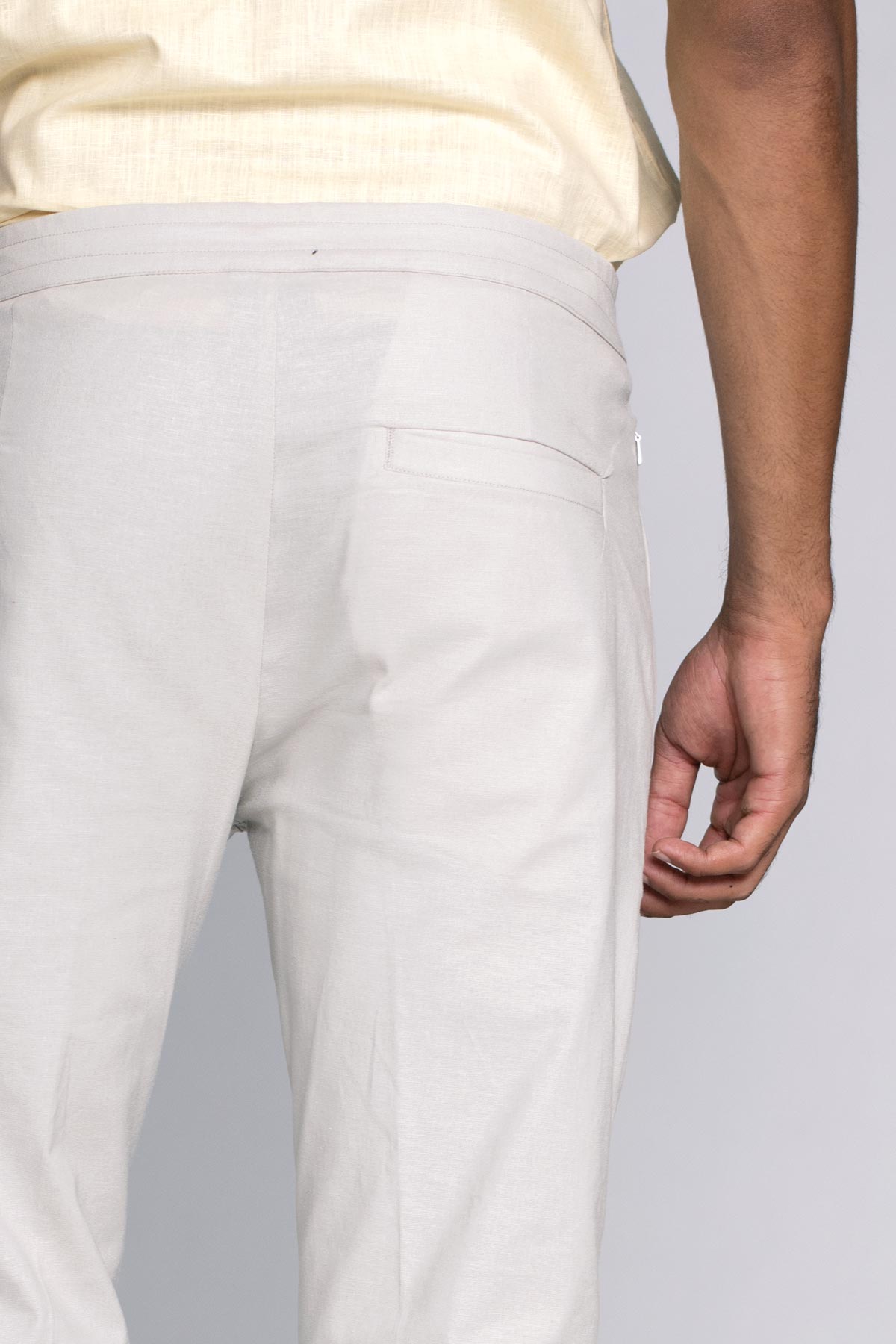 Easy Linen Harbor Grey Trouser