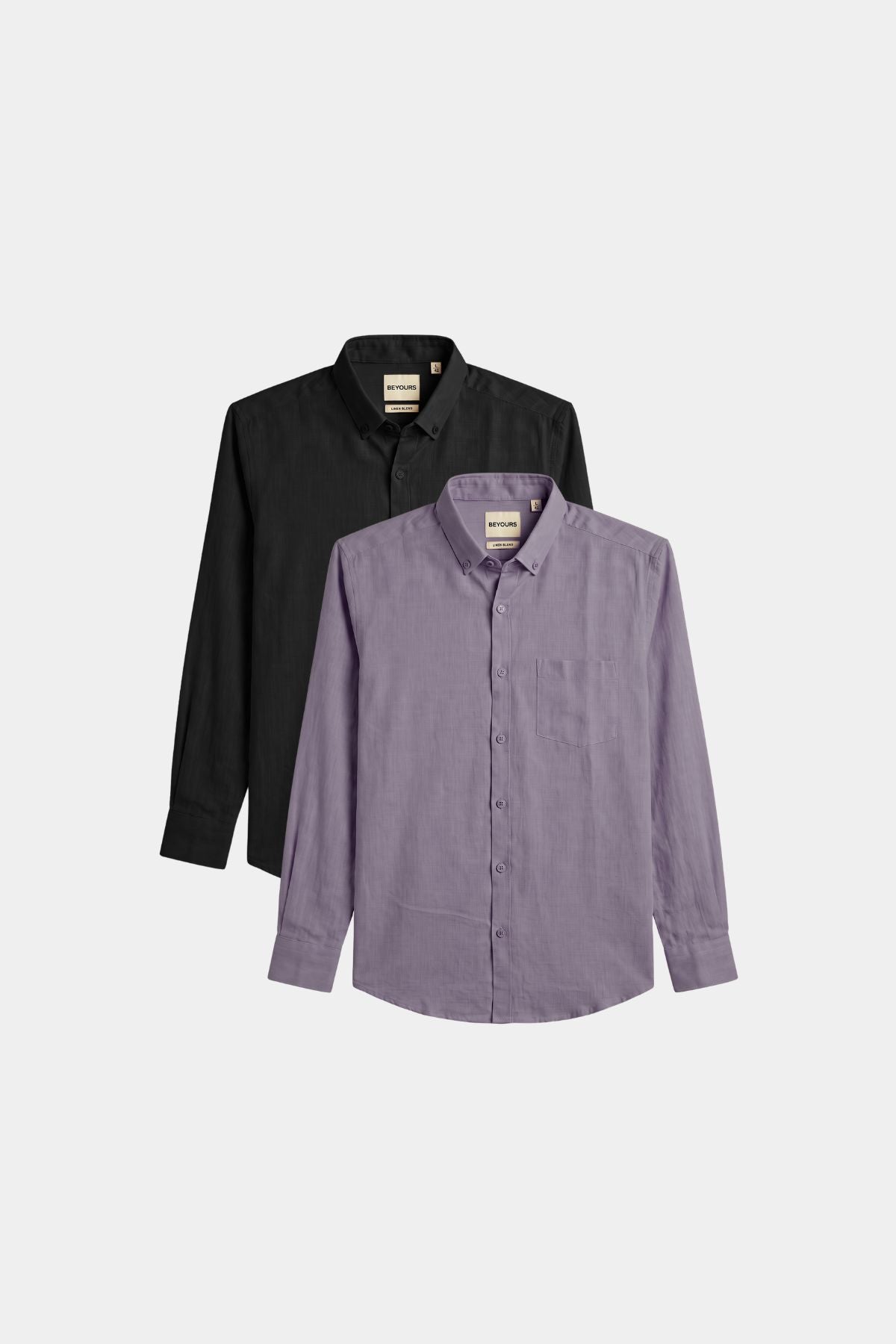 Linen Blend Shirt — Pack of 2