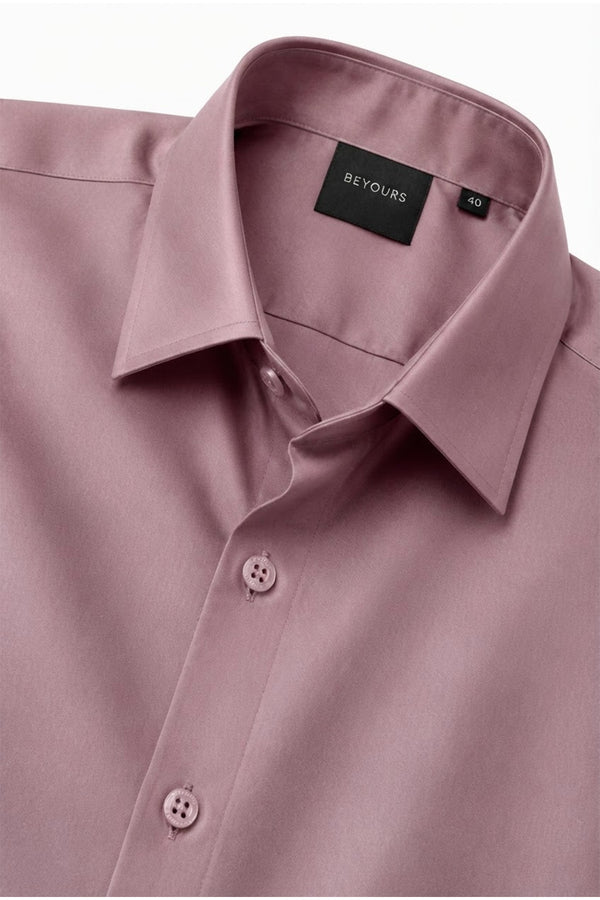 The Mist Lavender Classic Shirt for men — natural sheen and breathable