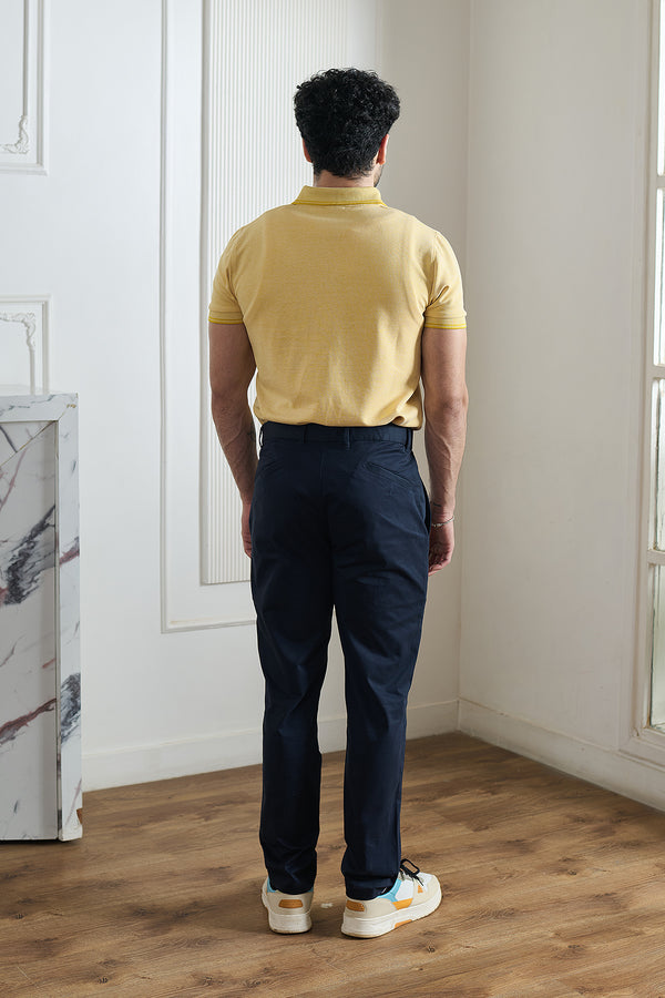 Prussian Blue Chinos for men — regular fit