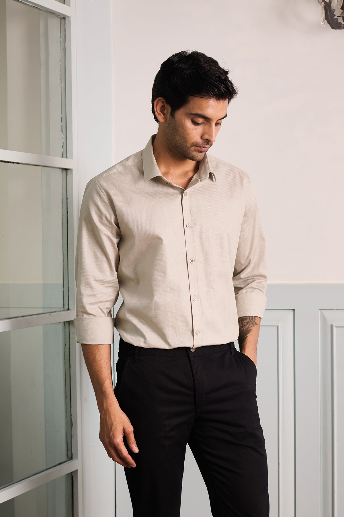 Light Grey Party Shirt