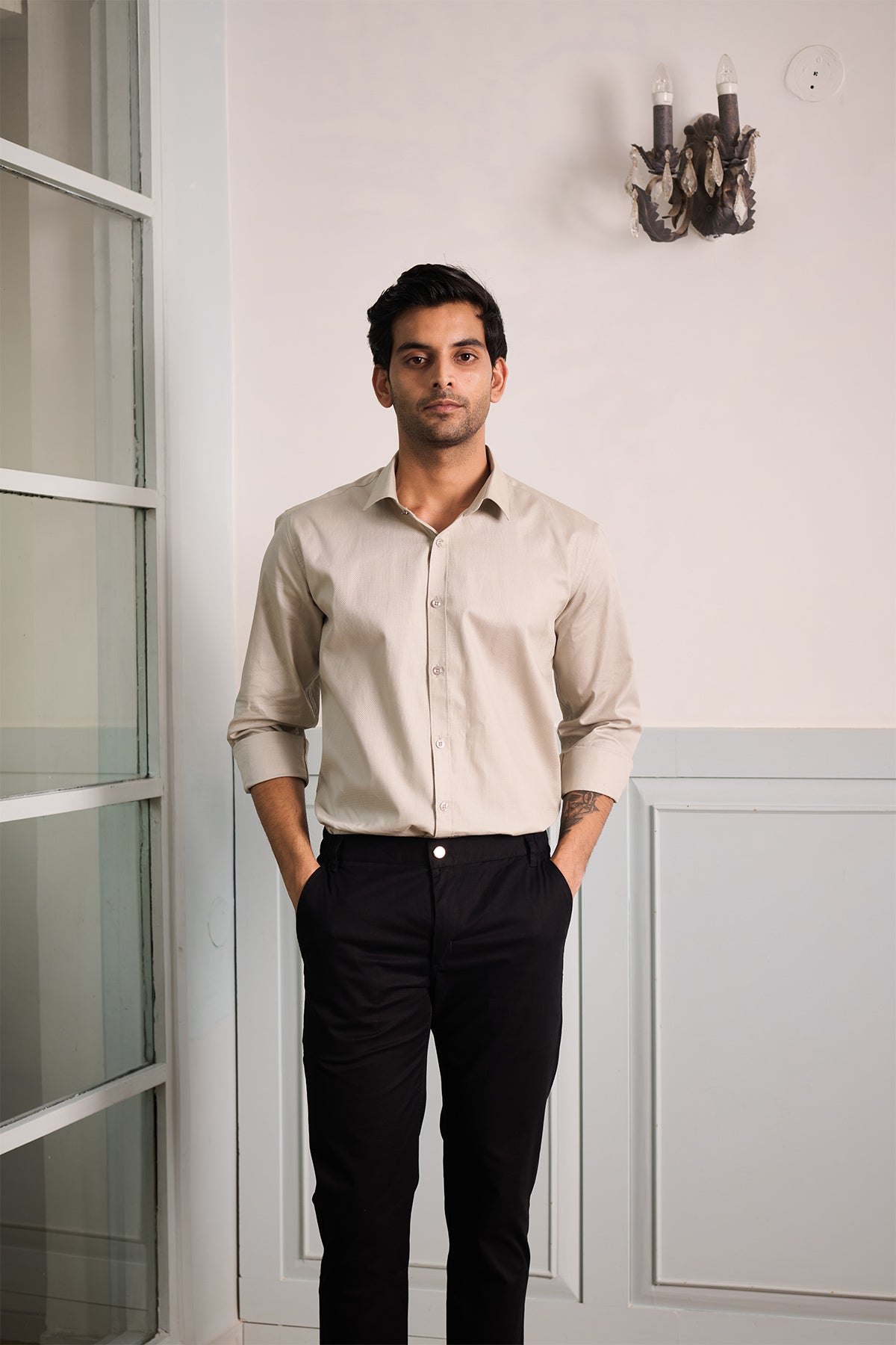 Light Grey Party Shirt