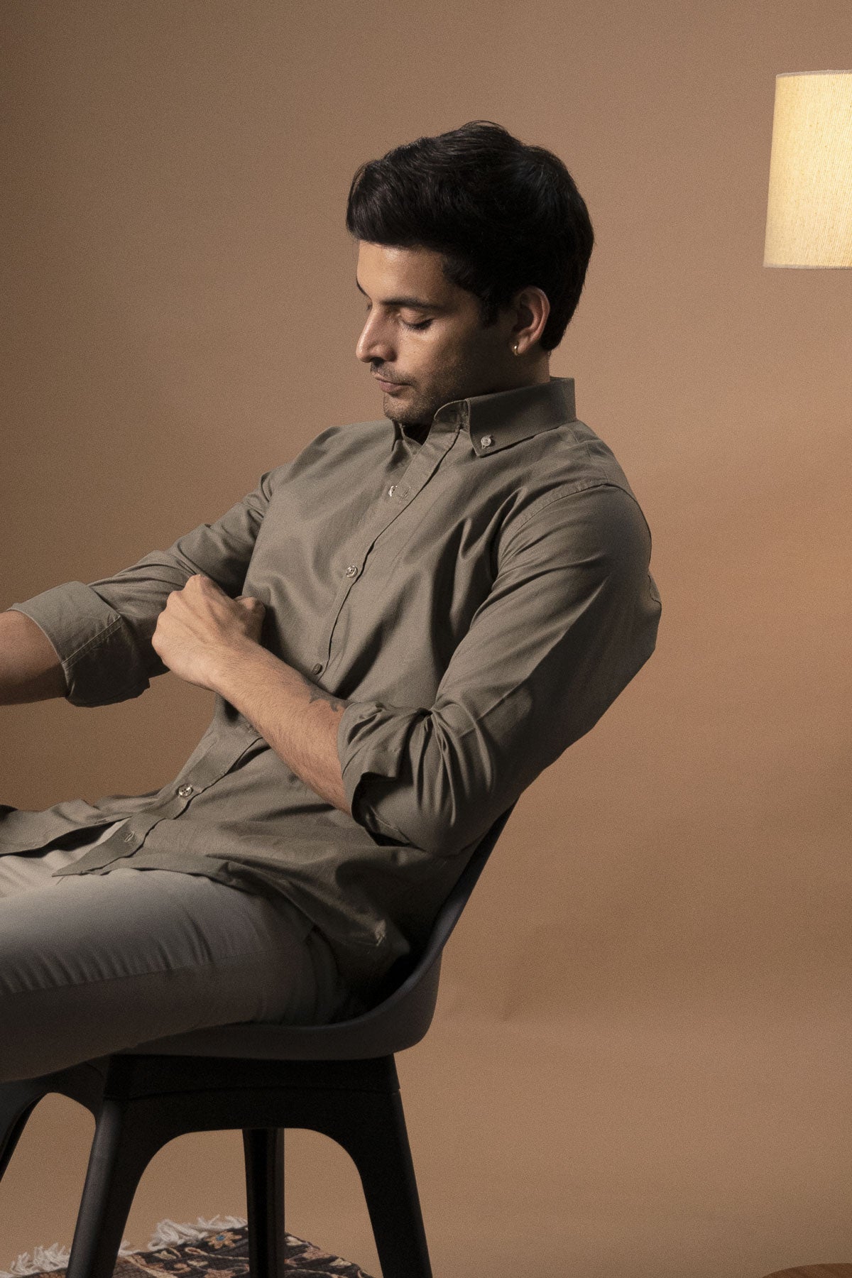 Oxford Ash Grey Shirt