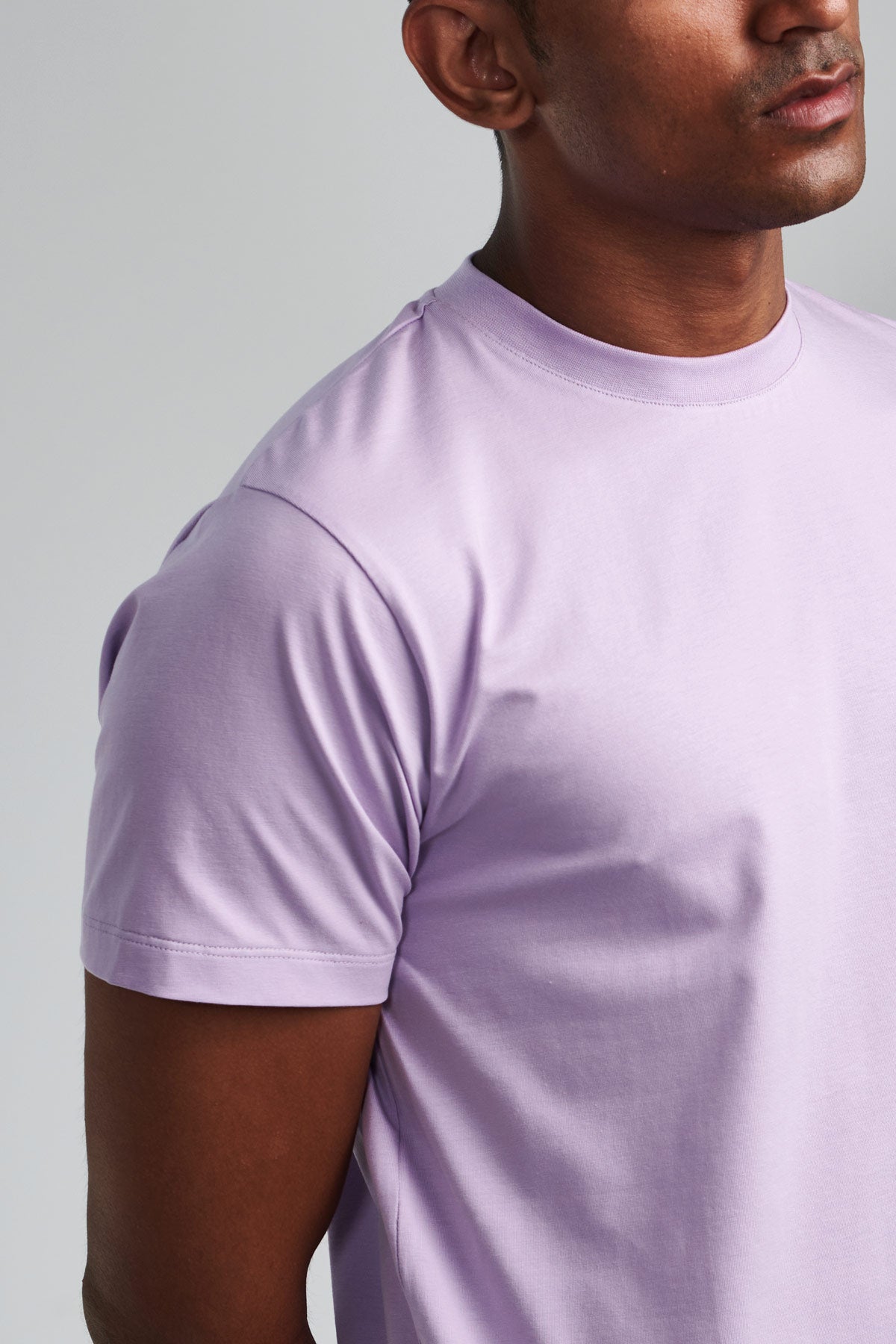 Bright Lilac Regular Core Tee Beyours Essentials Private Limited