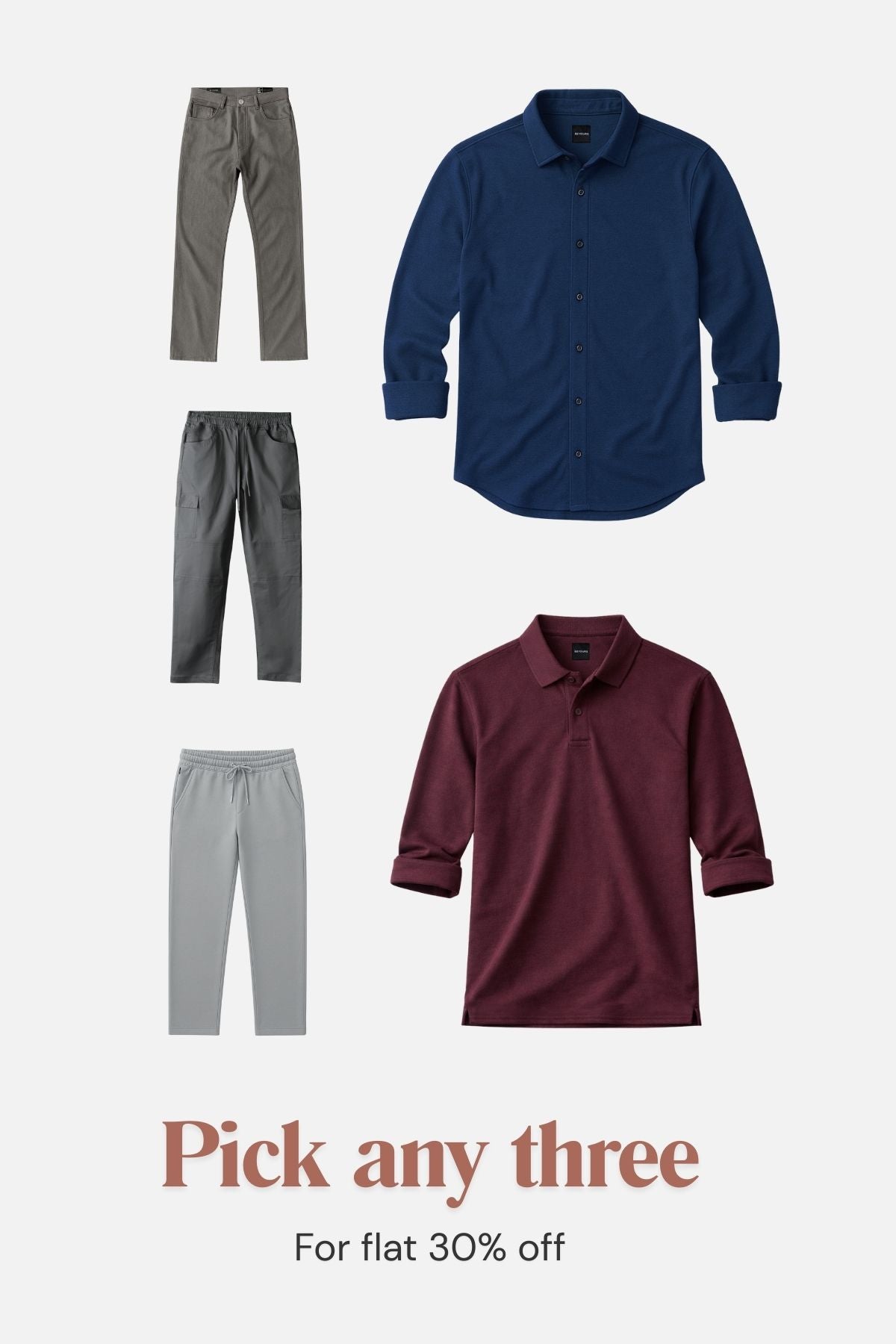 The Casual pack - Pick any 3