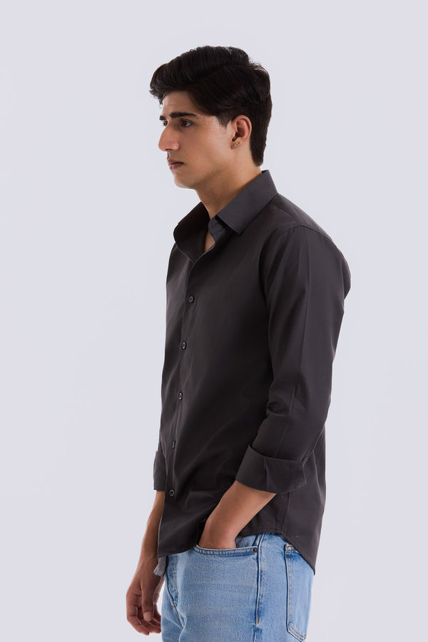Everyday Dusty Charcoal Shirt for men — regular fit