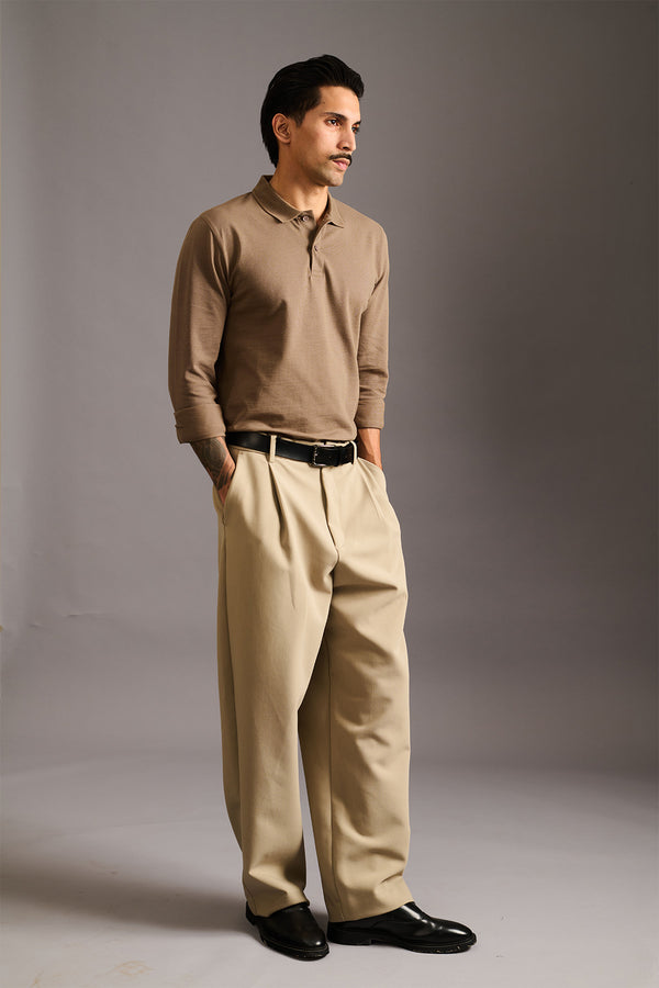 Desert Sand Rare Polo for men — fade resistant and rare design