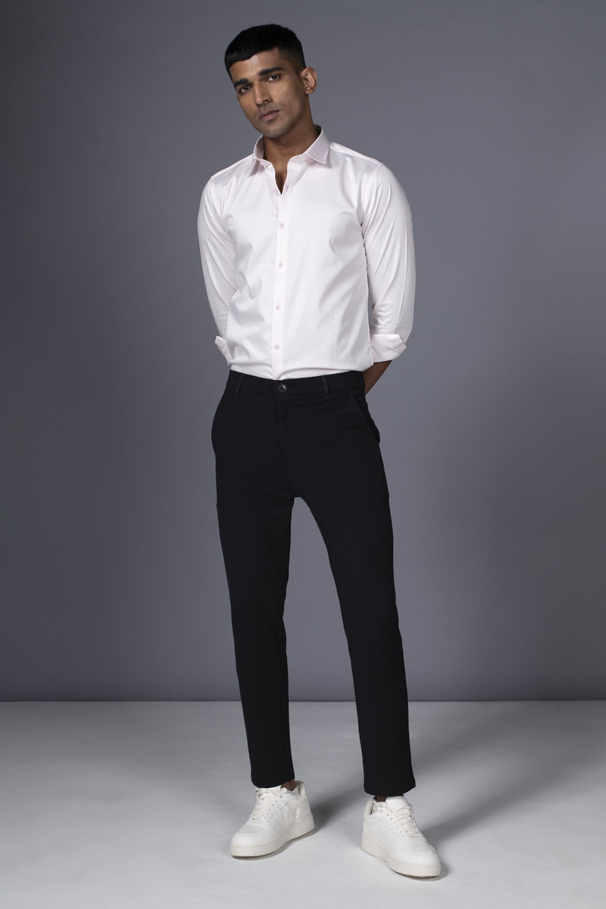 HIGHLANDER Slim Fit Men Black White Trousers  Buy HIGHLANDER Slim Fit Men  Black White Trousers Online at Best Prices in India  Flipkartcom