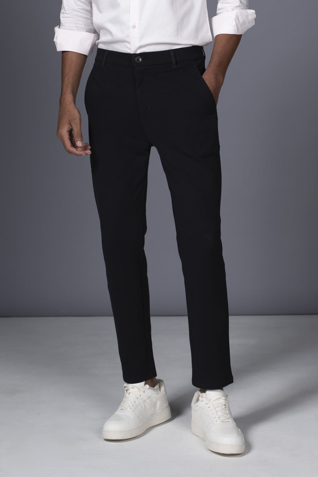Men's Smart Black Trousers | M&S