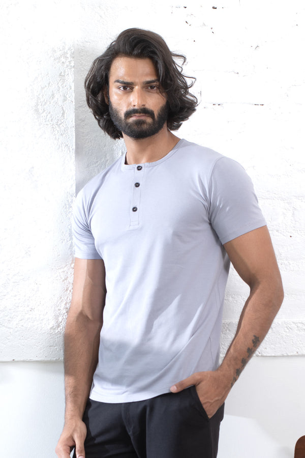 The French Grey Henley Beyours