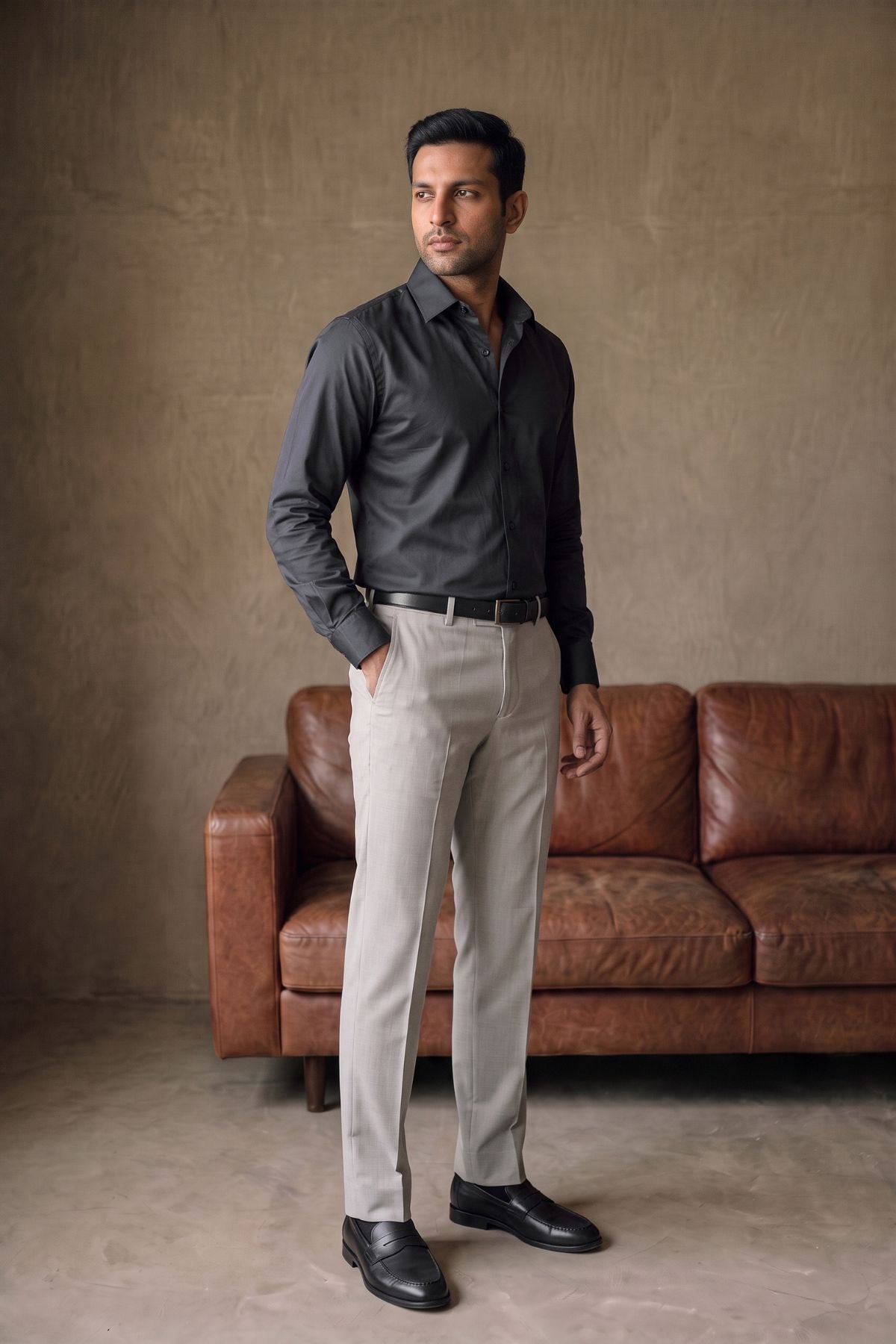 The Steel Set — Iron Grey classic shirt with Cool Grey classic pant