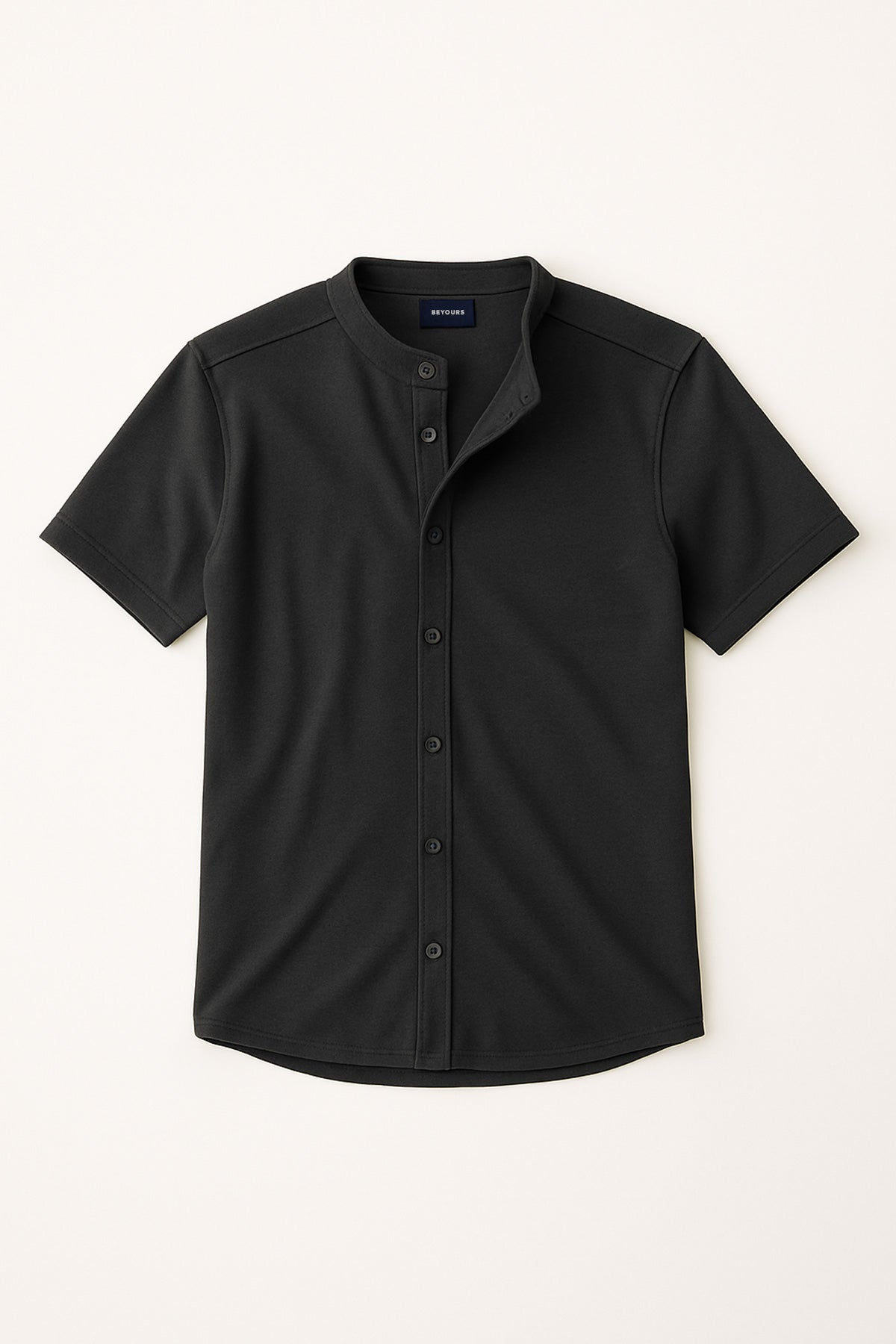 The Black Knit Shirt