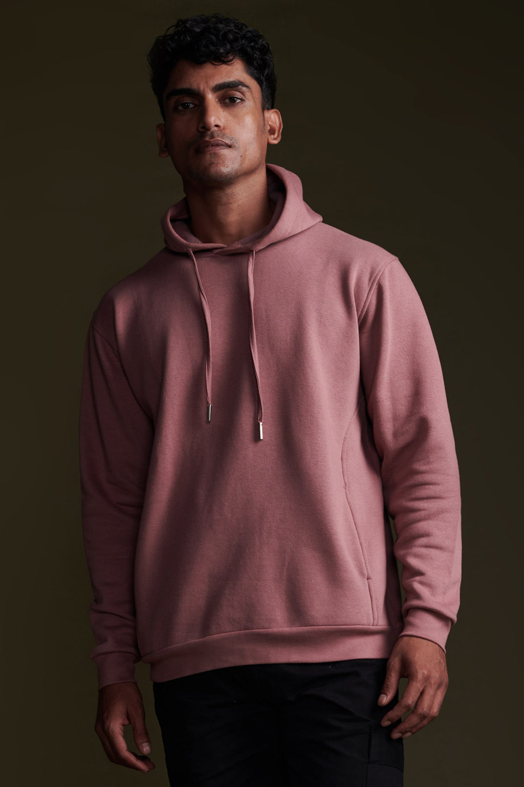 Buy Old Rose Hoodie for Men Beyours