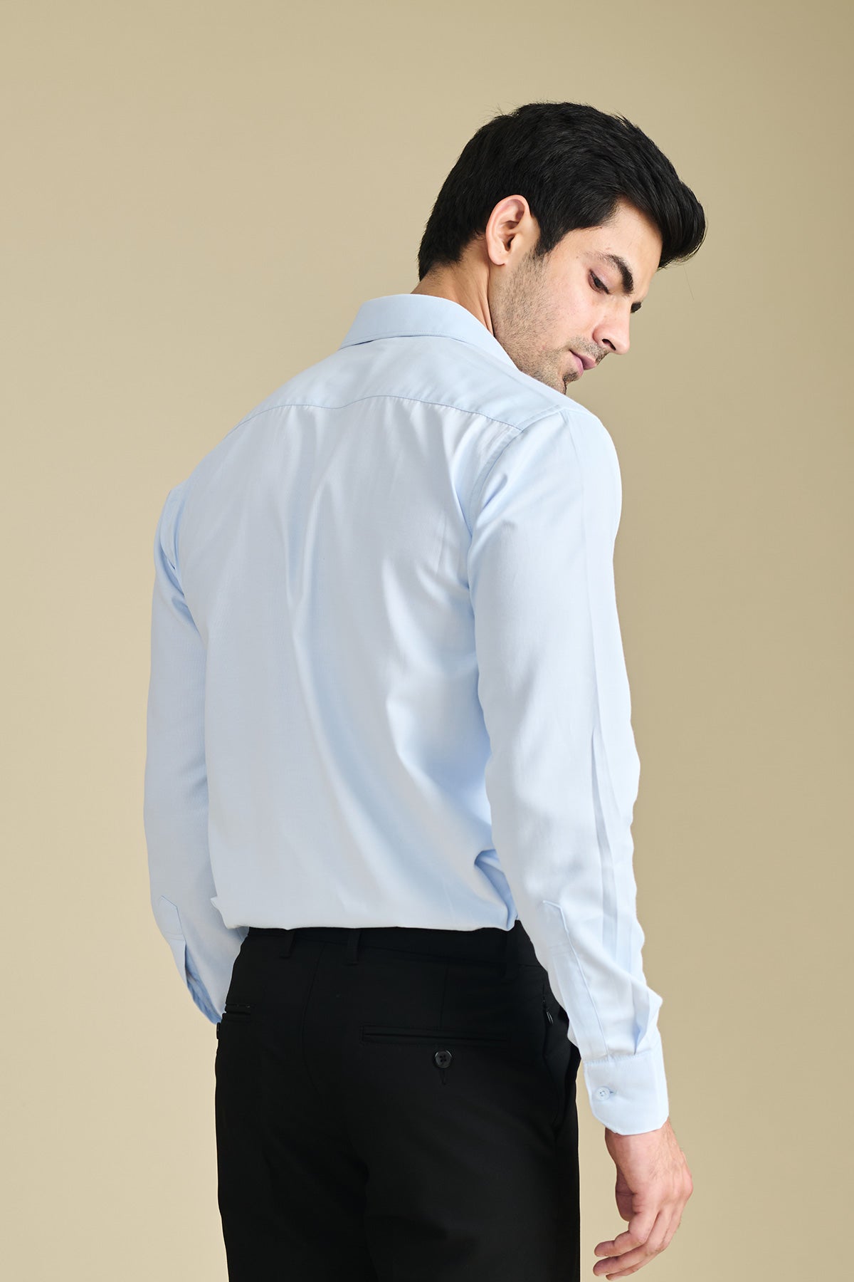 Light Blue Texture Shirt