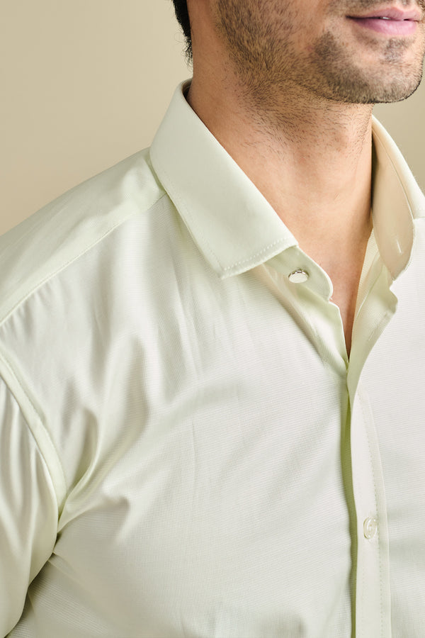 Pastel Green Texture Shirt