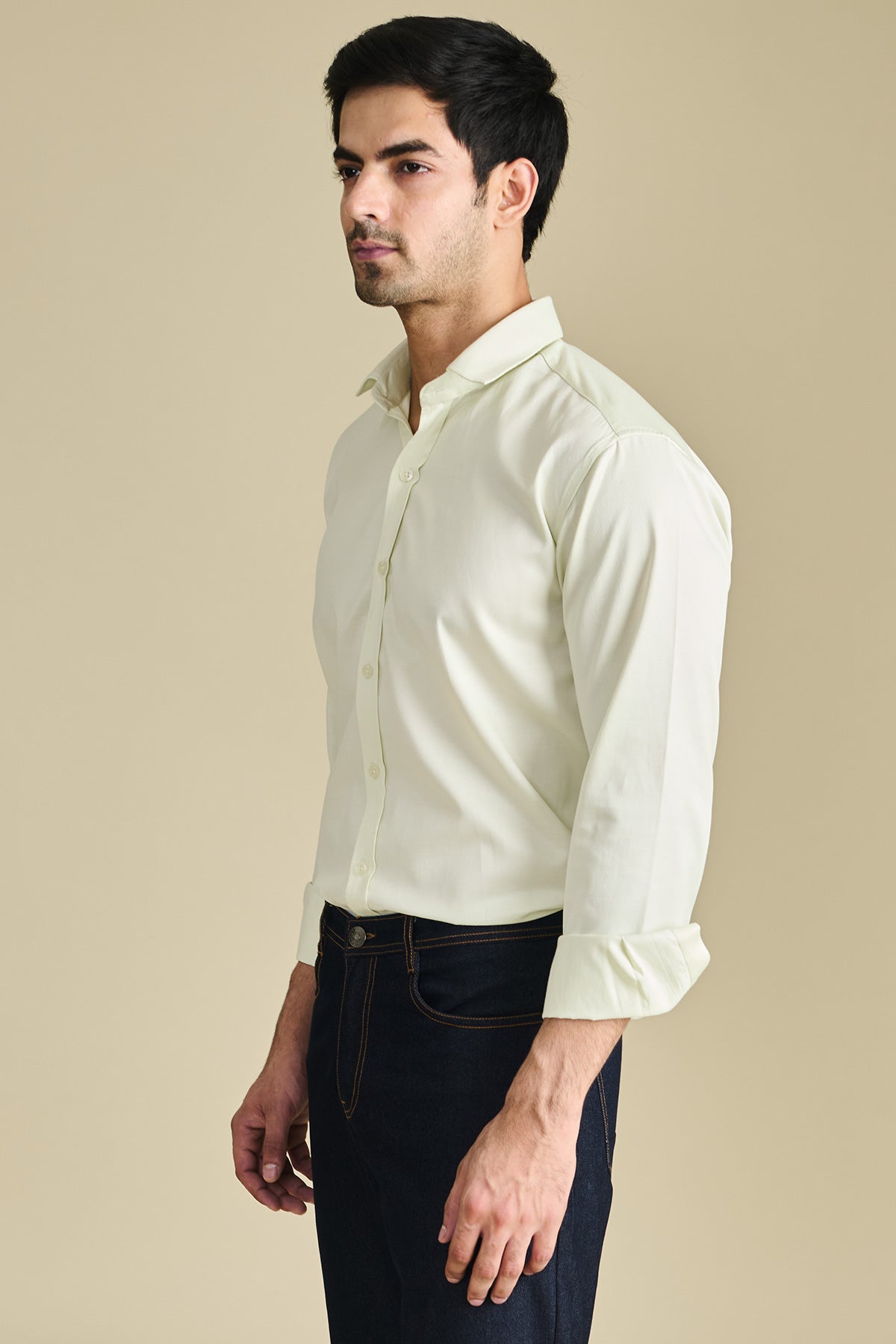 Pastel Green Texture Shirt