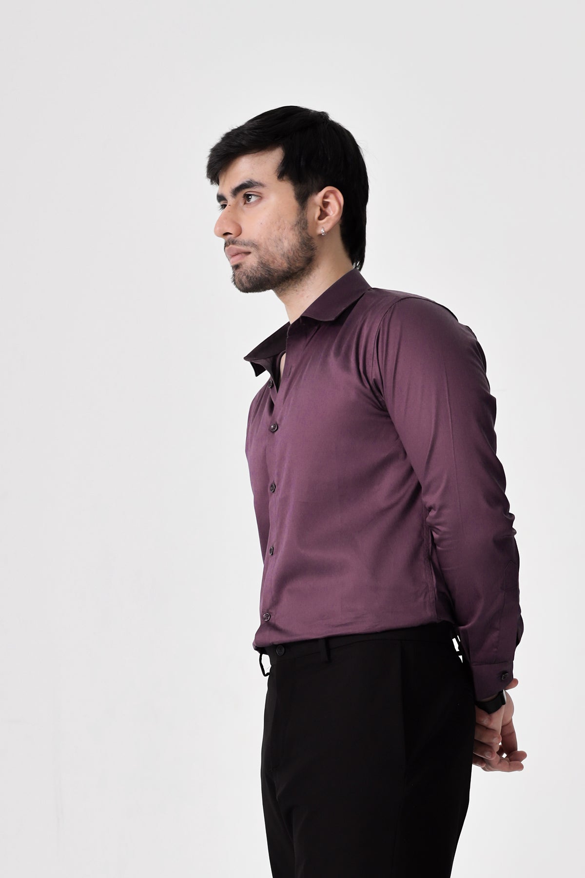 Buy The Plum Purple Classic Shirt For Men's Online | Beyours Buy The Plum Purple Classic Shirt For Men's Online | Beyours