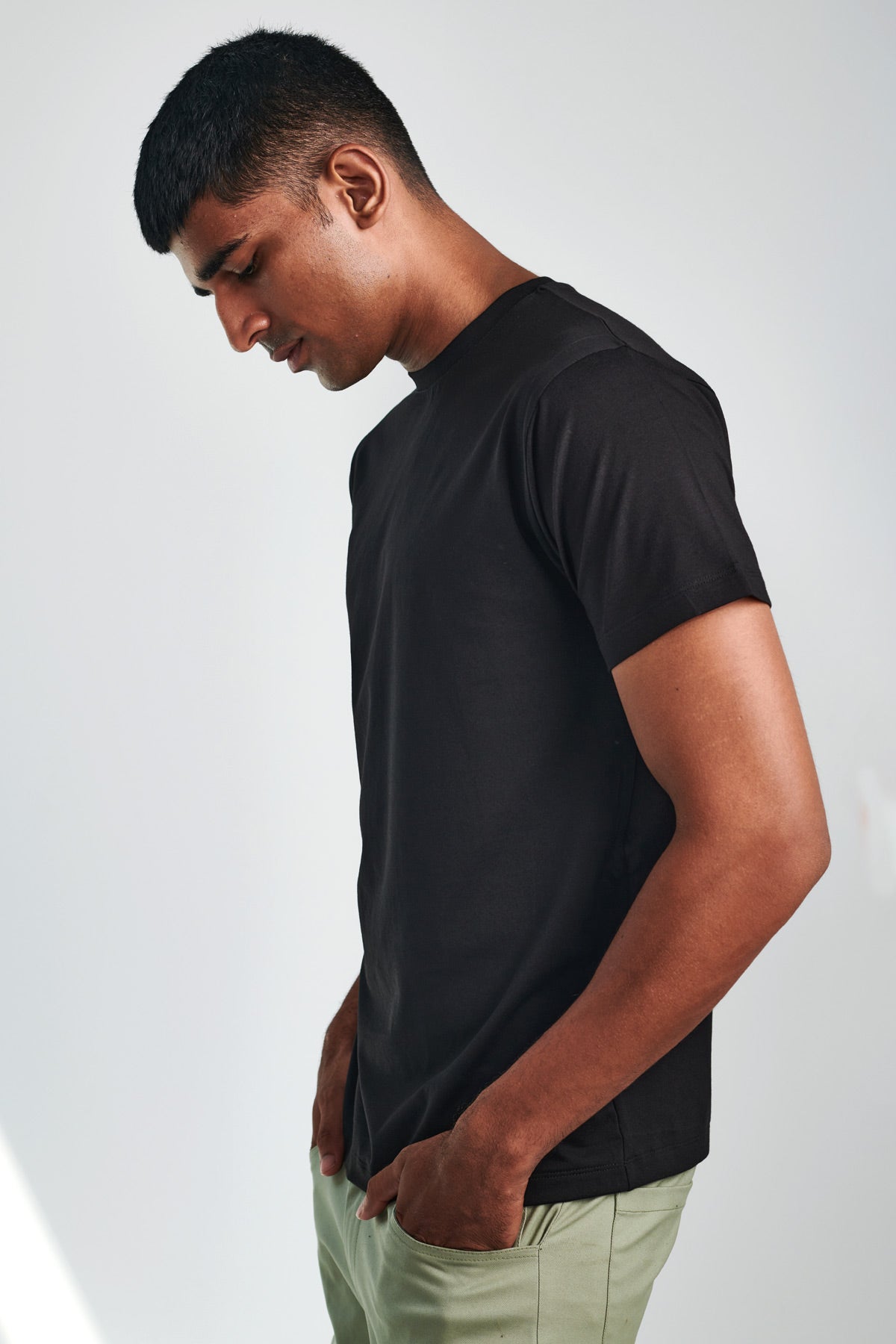 Black Relax Core Tee Beyours Essentials Private Limited
