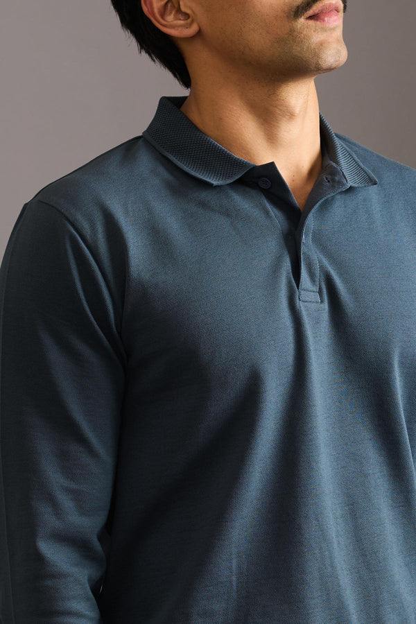 Rare Blue Polo for men — slim fit