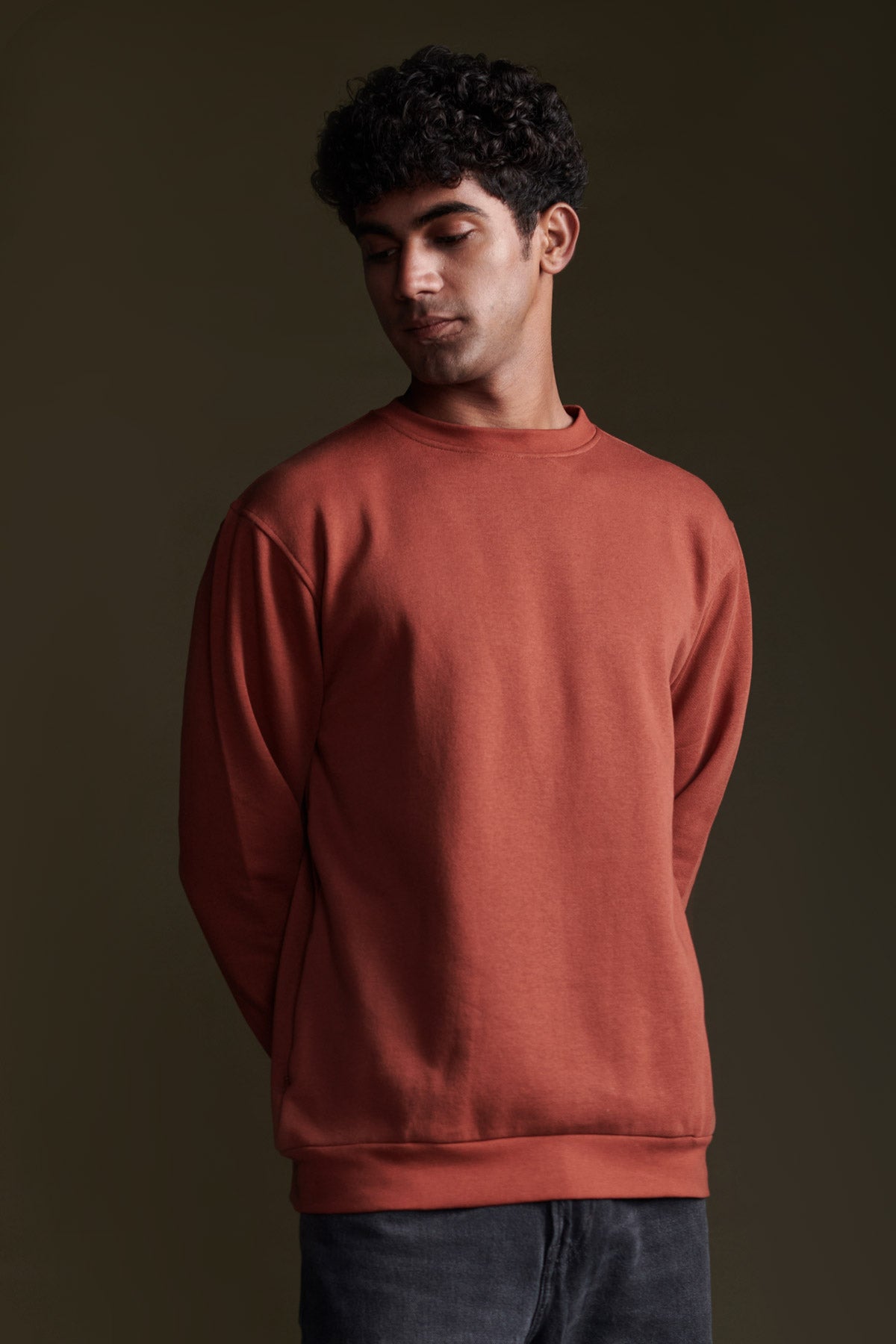 Rust Orange Sweatshirt Beyours
